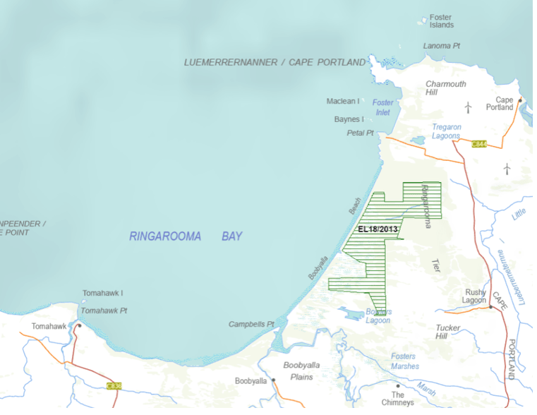 Boobyalla Sand Mine Proposed Site